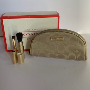 Coach Limited Edition Holiday 2010 Estée Lauder cosmetic pouch